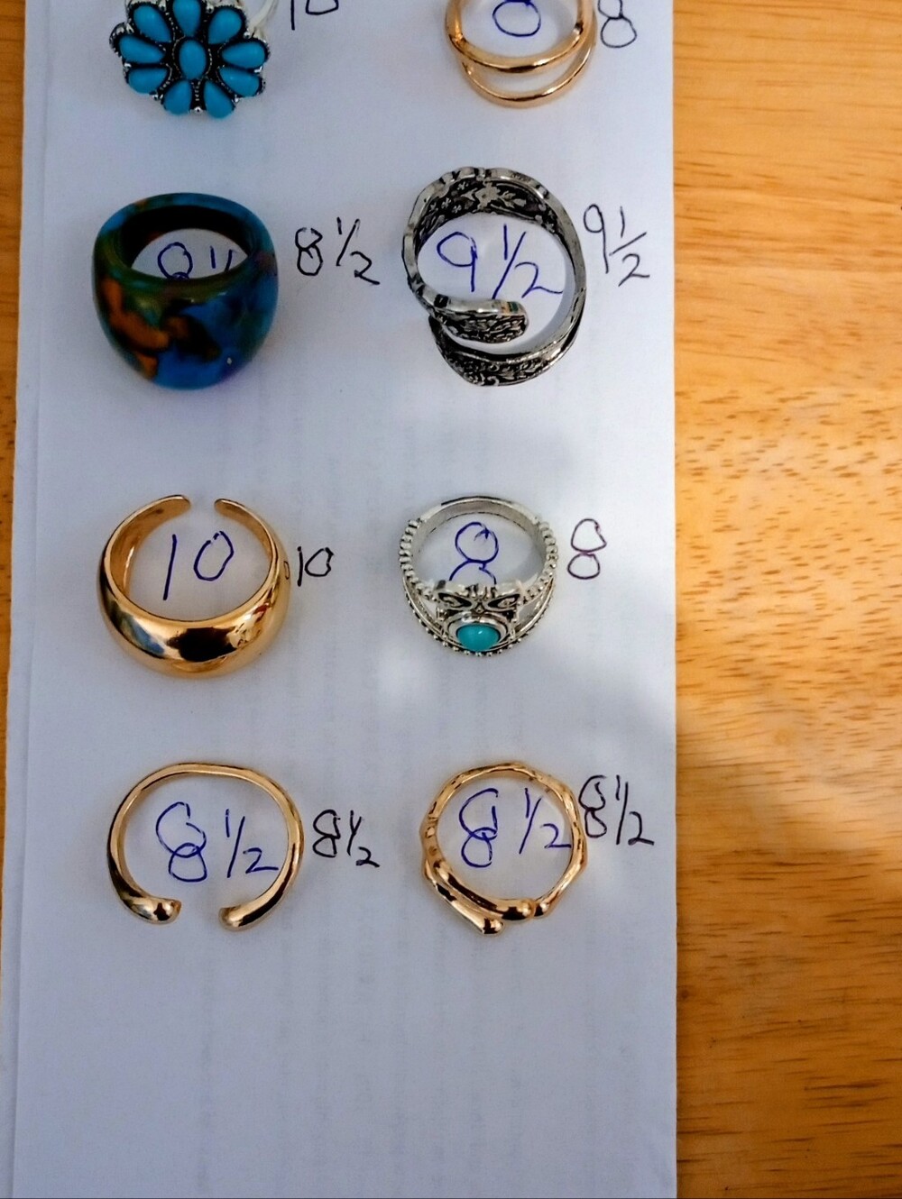 Fashion Rings In Various Sizes. New - Picture 2 of 5
